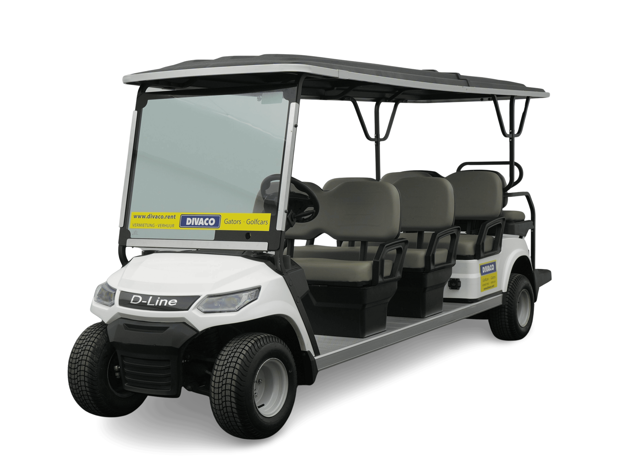 Divaco.rent Golfkarretje 8-zitter elektro