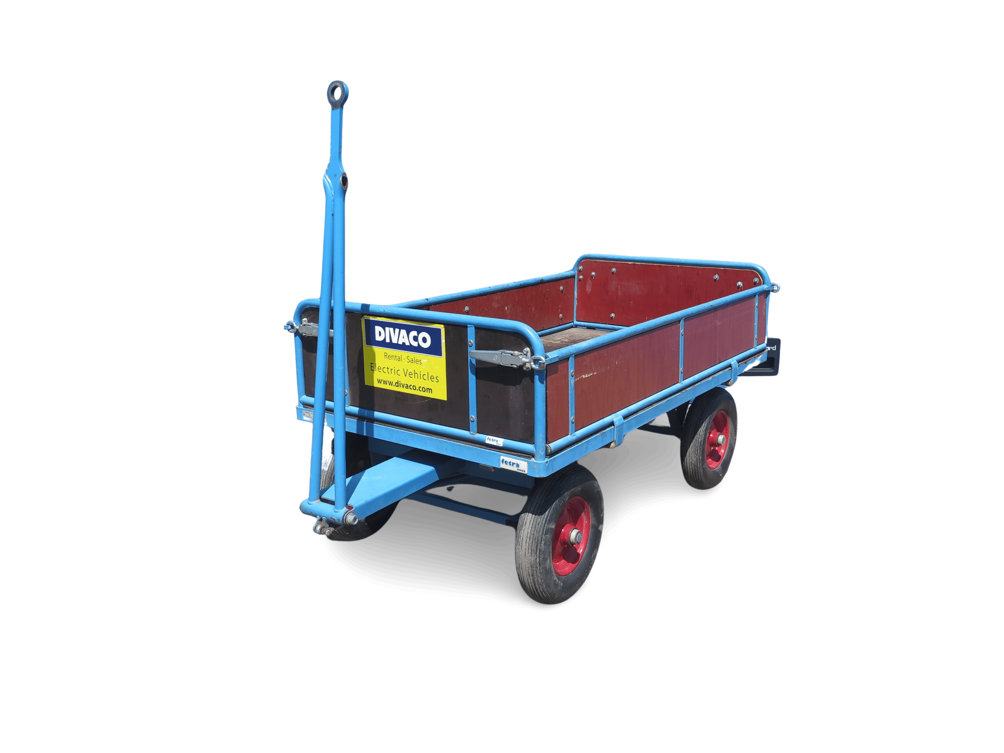 DIVACO Goederenaanhangwagen 4-wielig en 3-zijdig te openen DIVACO Goederenaanhangwagen 4-wielig en 3-zijdig te openen