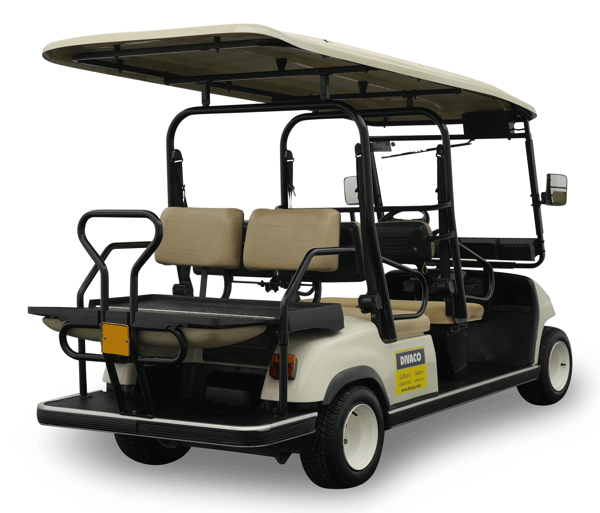 Transporter 4-zitter ECO laadbak NUMMERPLAAT