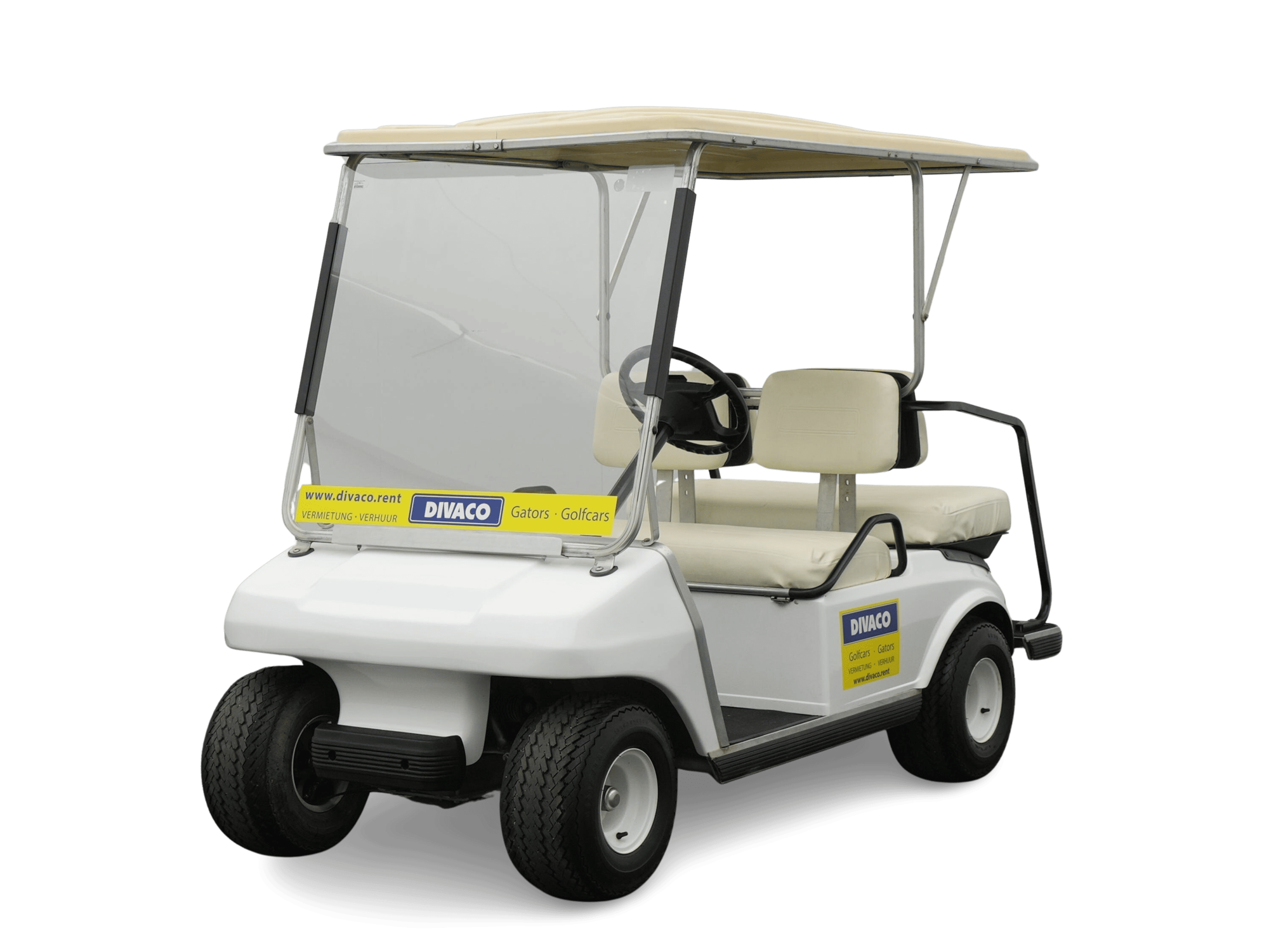 DIVACO.RENT Golfkarretje 4-zitter Elektro