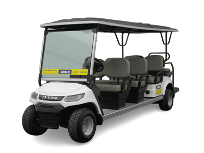 DIVACO Golfkarretje 8-zitter 